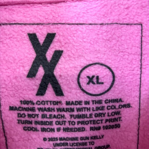 Machine Gun Kelly Tickets to my Downfall Wrapped Hoodie XL - Picture 4 of 4